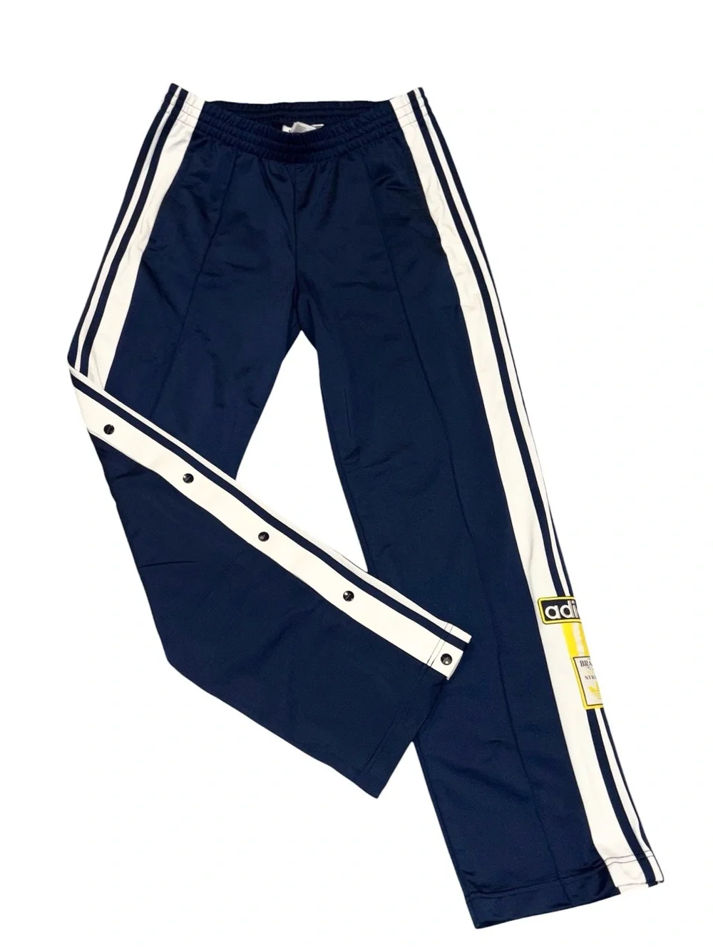 Adidas Originals Adibreak Track Pants Navy & White Stripe Sz M - Picture 3 of 11